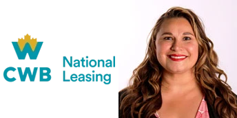 An account executive helping clients with financing.